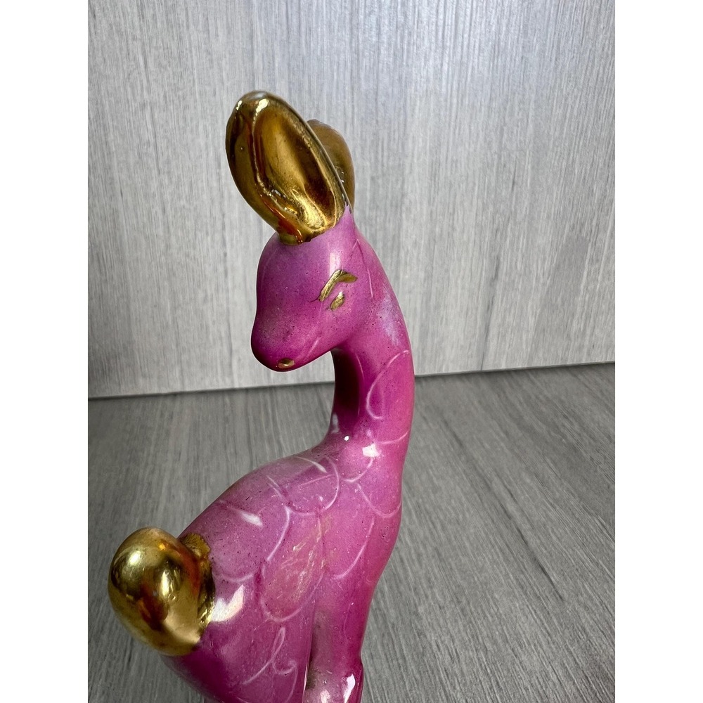 Vintage 40s Art Deco Deer Figurine Collectible Home Decor Cottagecore - Picture 5 of 8